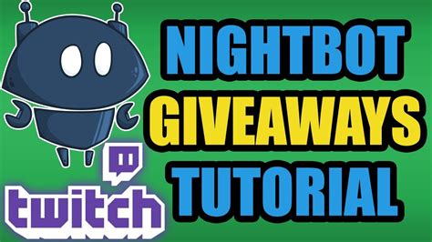 nightbot twitch|nightbot twitch giveaway.